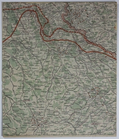Map of the Area around Verdun, Toul, Nancy, Metz, and Epinal