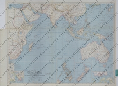 Map of the Area Surrounding the Indian Ocean