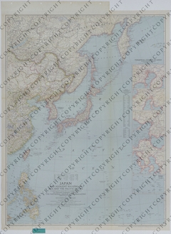 Map of Japan and Adjacent Areas