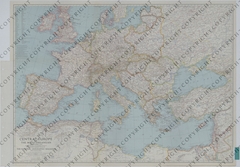 Map of Central Europe and the Mediterranean