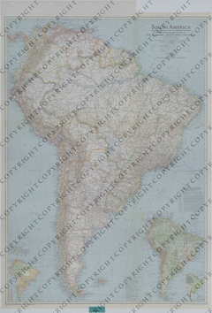 Map of South America