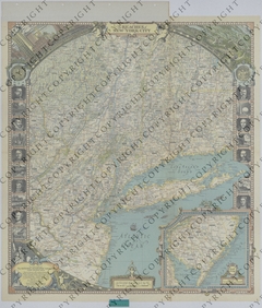 Map of the Reaches of New York City