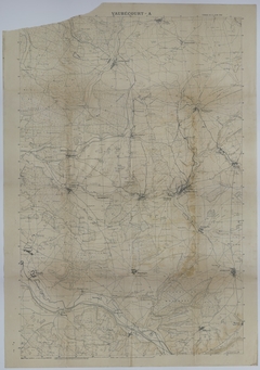 Map of the Area Around Vaubecourt