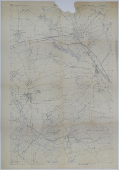 Map of Trench Systems and Battery Activity