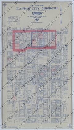 Map of the Central Business District of Kansas City, Missouri