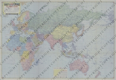 Map of the World Island