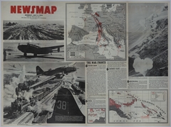 Map of British and American Bombing Raids