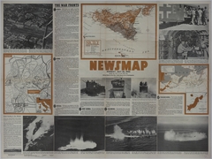 Map of the Invasion of Sicily