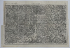 Map of the Movement of the 128th Machine Gun Battalion