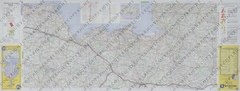 Map of the Movement of the 128th Field Artillery