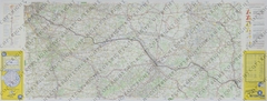 Map of the Movement of the 128th Field Artillery