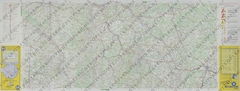 Map of the Movement of the 128th Field Artillery