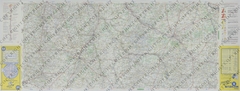 Map of the Movement of the 128th Field Artillery