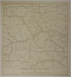 Map of Fort Riley, Kansas