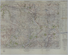 Map of the Area Near Ribblesdale, England