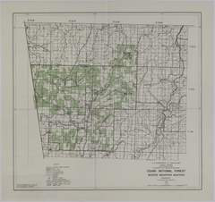 Map of Ozark National Forest