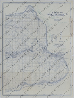 Map of the Area Near the Hanford Site