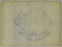 Drawing of the Proposed First Floor of the Harry S. Truman Library