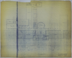 Drawing of the Proposed First Floor of the Harry S. Truman Library