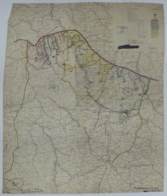 Map of Divisional Positions on September 25, 1918