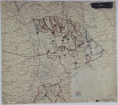 Map of Divisional Positions on October 14, 1918