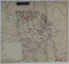 Map of Divisional Positions on October 18, 1918