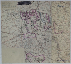 Map of Divisional Positions on October 29, 1918