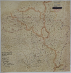 Map of Divisional Positions on January 8, 1919