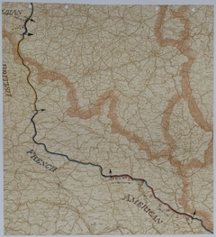 Map of the Front Lines on October 30, 1918