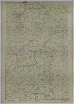 Map of the Area Around Gerardmer