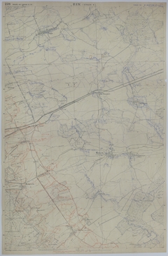 Map of Trench Systems and Battery Activity