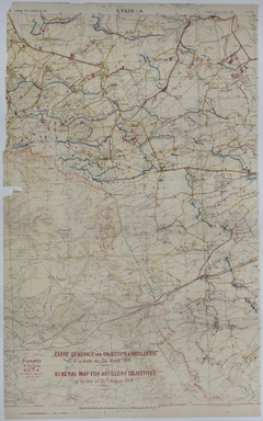 Map of German Positions