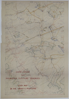 Map of German Positions