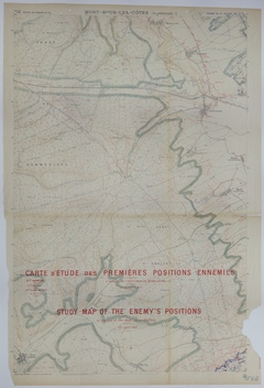 Map of German Positions
