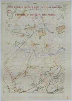 Map of German Positions