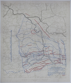 Map of Allied Divisional Movement During the Meuse-Argonne Offensive
