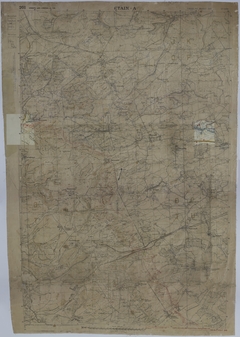 Map of Allied and Enemy Front Lines