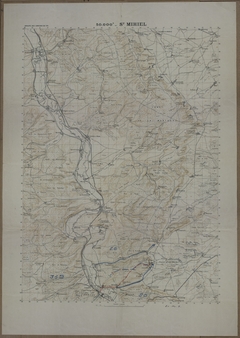 Map of the Battle of the Argonne Forest