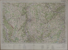 Map of the Area Surrounding Metz