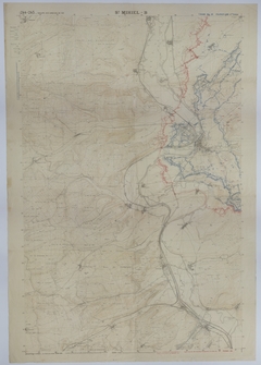 Map of French Positions in St. Mihiel