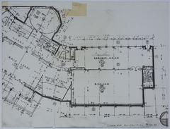 Drawing of the Proposed First Floor of the Harry S. Truman Library