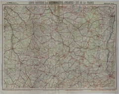 Map of Allied Movement in Northeast France