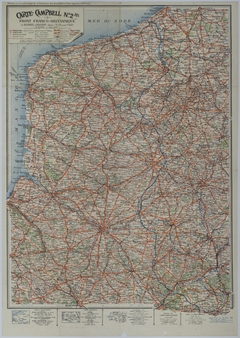 Map of the Front Lines on August 14, 1918