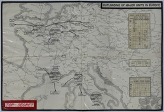Map of the Departure Schedule of Divisions in Europe and the Mediterranean