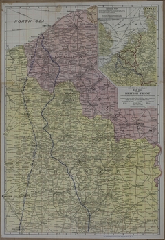 Map of the British Front