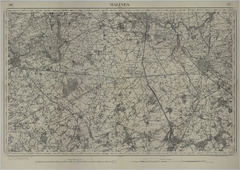 Map of the Area Around Mechelen, Belgium