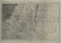 Map of Allied Movement in the Vosges Mountains