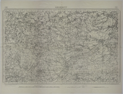 Map of the Area Around Geraardsbergen, Belgium