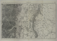 Map of the Area Around Colmar