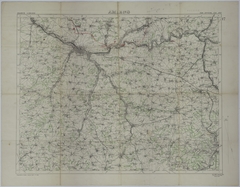 Map of the Australian 5th Division During the German Spring Offensive